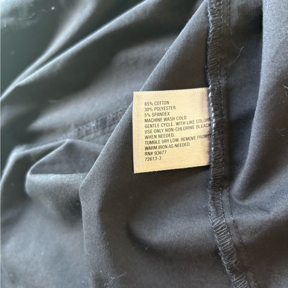 Worthington Navy Collared Blouse - Picture 3 of 3